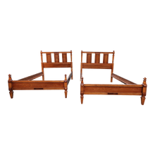 Load image into Gallery viewer, Vintage Mid-Century Neoclassical Twin Beds - a Pair