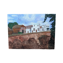 Load image into Gallery viewer, COMING SOON - Late 20th Century &quot;Buildings on a Hill&quot; Townscape Painting by Catherine Miller