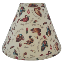 Load image into Gallery viewer, SOLD - Late 20th Century Rustic Hunting Lodge Duck Motif Lamp Shade