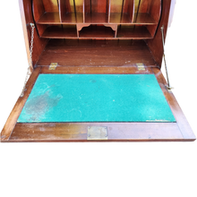 Load image into Gallery viewer, Antique Classic Secretary Desk with Bookcase Base