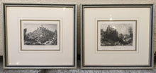 Load image into Gallery viewer, COMING SOON - Mid-19th Century Etchings of German Castle Ruins - a Pair