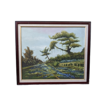 Load image into Gallery viewer, COMING SOON - Mid 20th Century &quot;A Tree in a Wildflower Field&quot; Painting, Framed