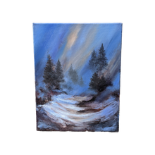 Load image into Gallery viewer, COMING SOON - Mid 20th Century Snow Covered Hillside Landscape Painting