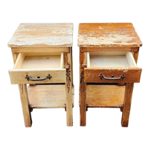Load image into Gallery viewer, Vintage Rancho Monterey Bedside Tables - a Slightly Mismatched Pair