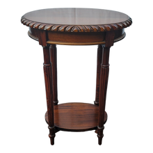 Load image into Gallery viewer, Vintage Highly Figured Mahogany Occasional Plant Stand Side Table