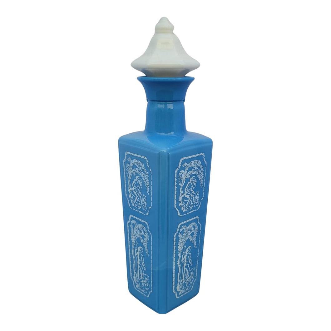 COMING SOON - Vintage Blue & White Wedgewood-Style Collectable Jim Beam Decanter