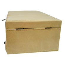 Load image into Gallery viewer, Vintage Cream Faux Leather Jewelry Box