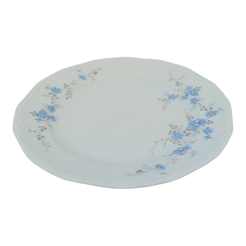COMING SOON - Vintage Eschenbach German Bavarian Blue on White Floral Ceramic Appetizer Plate