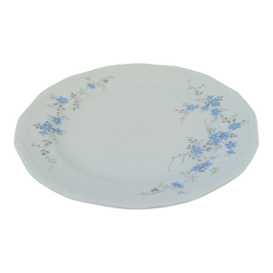 COMING SOON - Vintage Eschenbach German Bavarian Blue on White Floral Ceramic Appetizer Plate