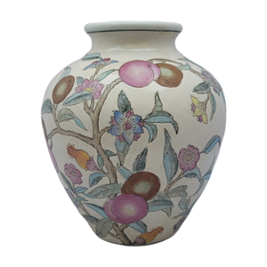COMING SOON - Vintage Fruity Peach Tree Botanical Vase