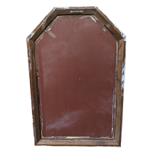 Load image into Gallery viewer, COMING SOON - Vintage Late 20th Century Beveled White Painted Half Octagonal Wall Mirror