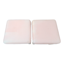 Load image into Gallery viewer, SOLD - Vintage Pink Parsons Ottomans for Reupholstery - a Pair