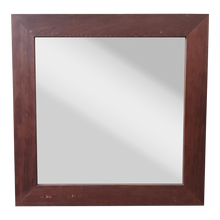 Load image into Gallery viewer, COMING SOON - Vintage Primitive Plain Matte Wood Beveled Edge Wall Mirror