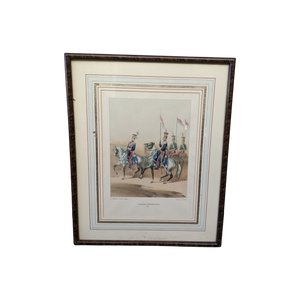 COMING SOON - Vintage Reproduction Print of Imperial Guard French Soldiers, Framed