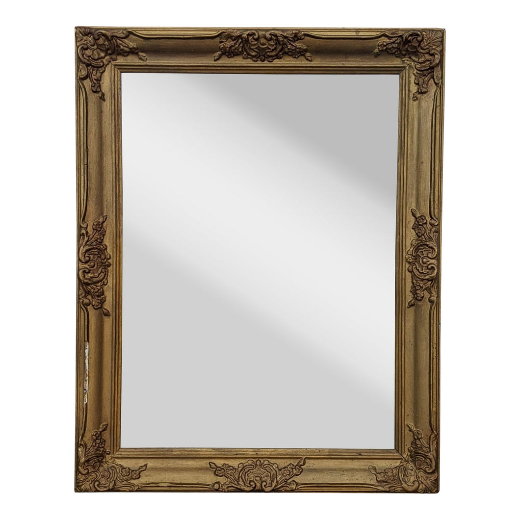 COMING SOON - Vintage Small Ornate Gold Mirror