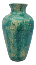 Load image into Gallery viewer, Vintage Turquoise Clay Vase