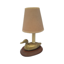 Load image into Gallery viewer, Vintage Late 20Th Century Petite Brass Mallard Duck Table Lamp