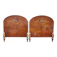 Load image into Gallery viewer, Early 20th Century French Neoclassical Handpainted Twin Headboards - a Pair